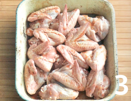Preparacion de Alitas de Pollo con Jengibre y Soja - Paso 3