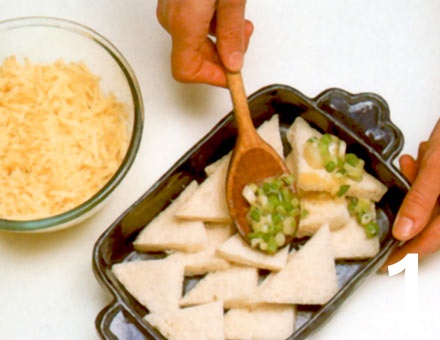 Preparacion de Receta de Cocina: Soufflé de Pan y Mantequilla - Paso 1