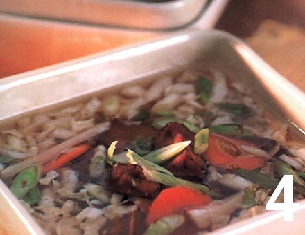Preparacion de Sopa China de Verduras - Paso 4